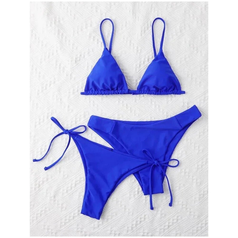 Biquíni 3 Peças com Amarração Juliana – Conforto e Estilo - Ziora