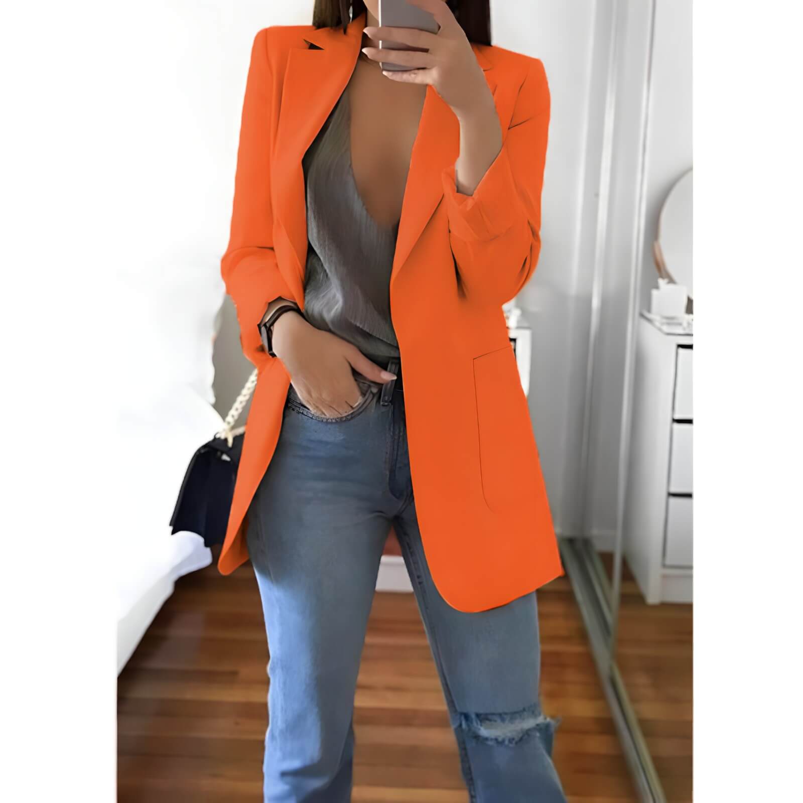 Blazer Alongado Fashionist - Vista Ladies
