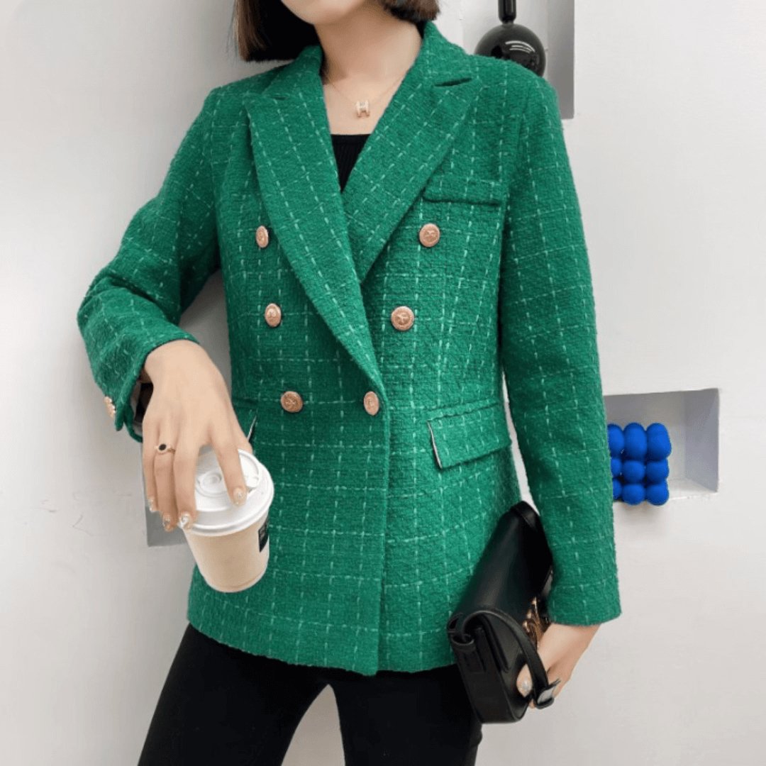 Blazer Feminino Casual de Lã Passy - Vista Ladies