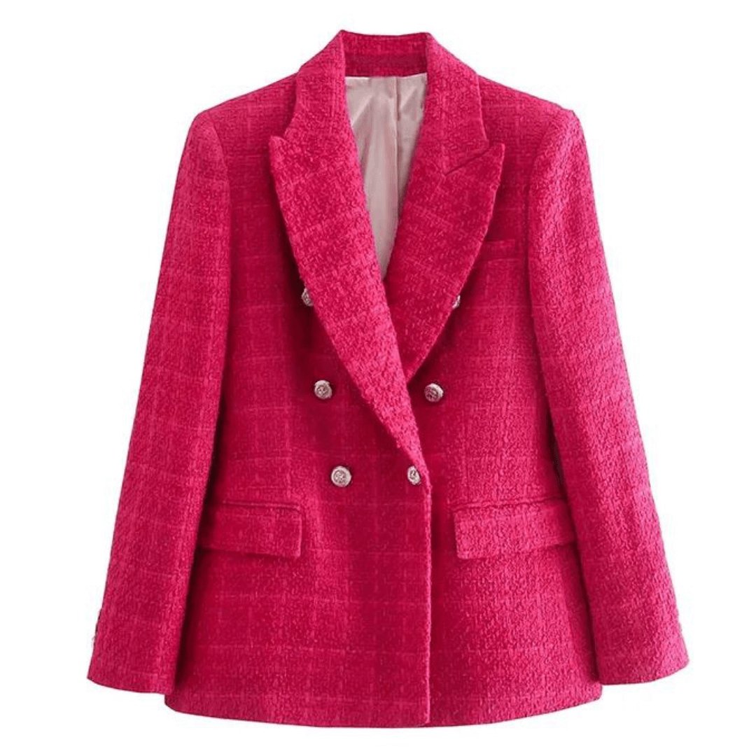 Blazer Feminino Casual de Lã Passy - Vista Ladies