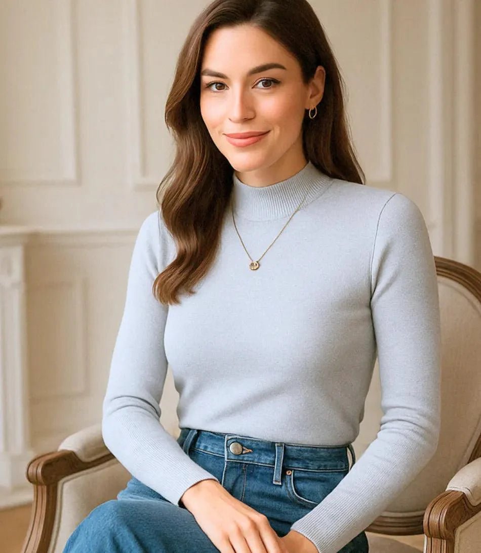 Blusa de Frio Feminina Grossa Térmica de Tricot Peluciada | Muller - Innovare
