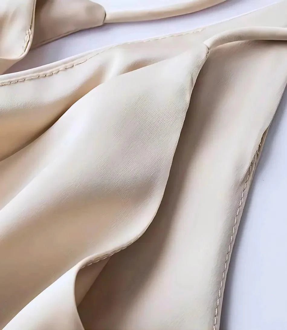 Blusa Regata Feminina de Cetim Social Elegante | Viamor - Innovare