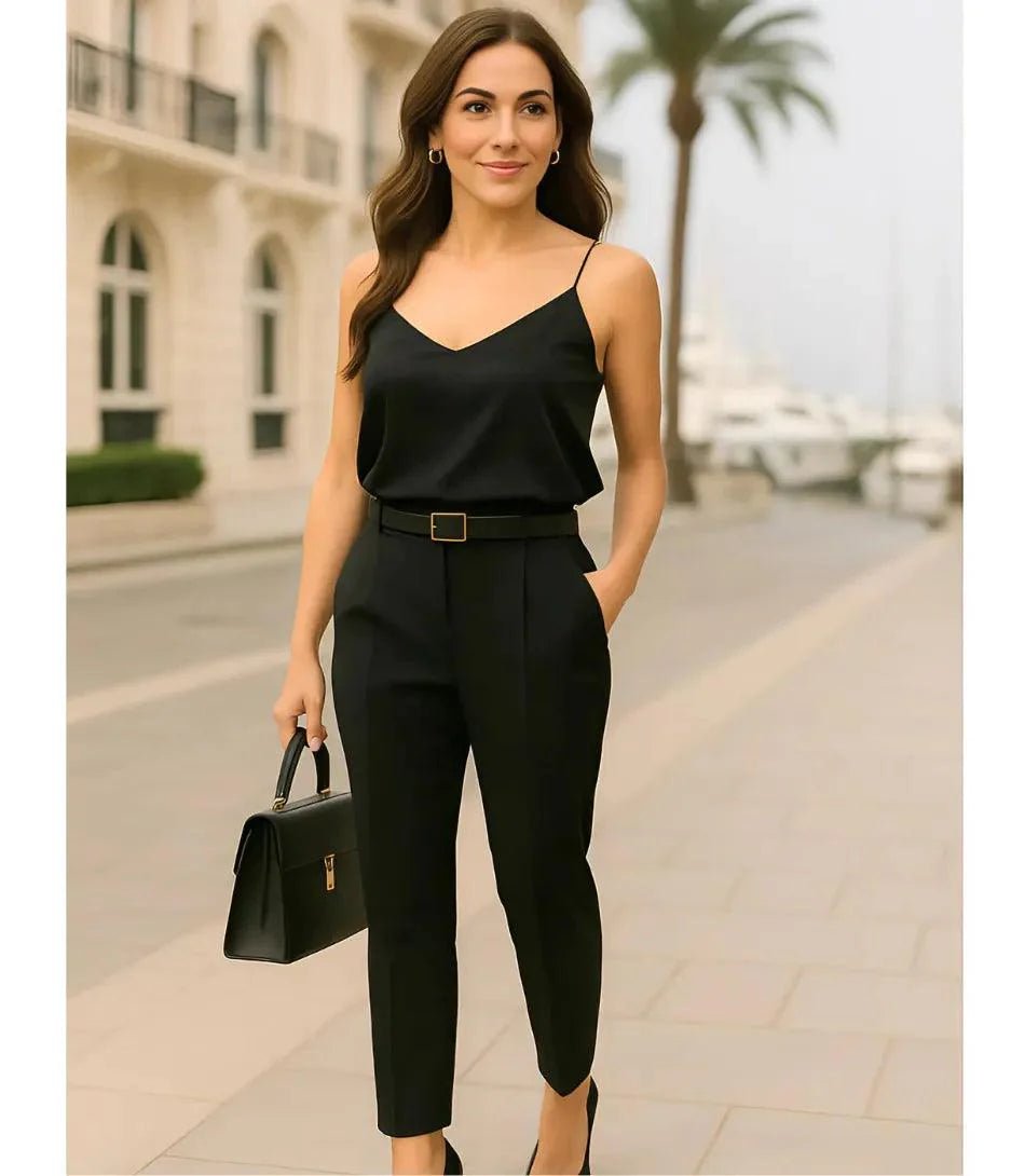 Blusa Regata Feminina de Cetim Social Elegante | Viamor - Innovare