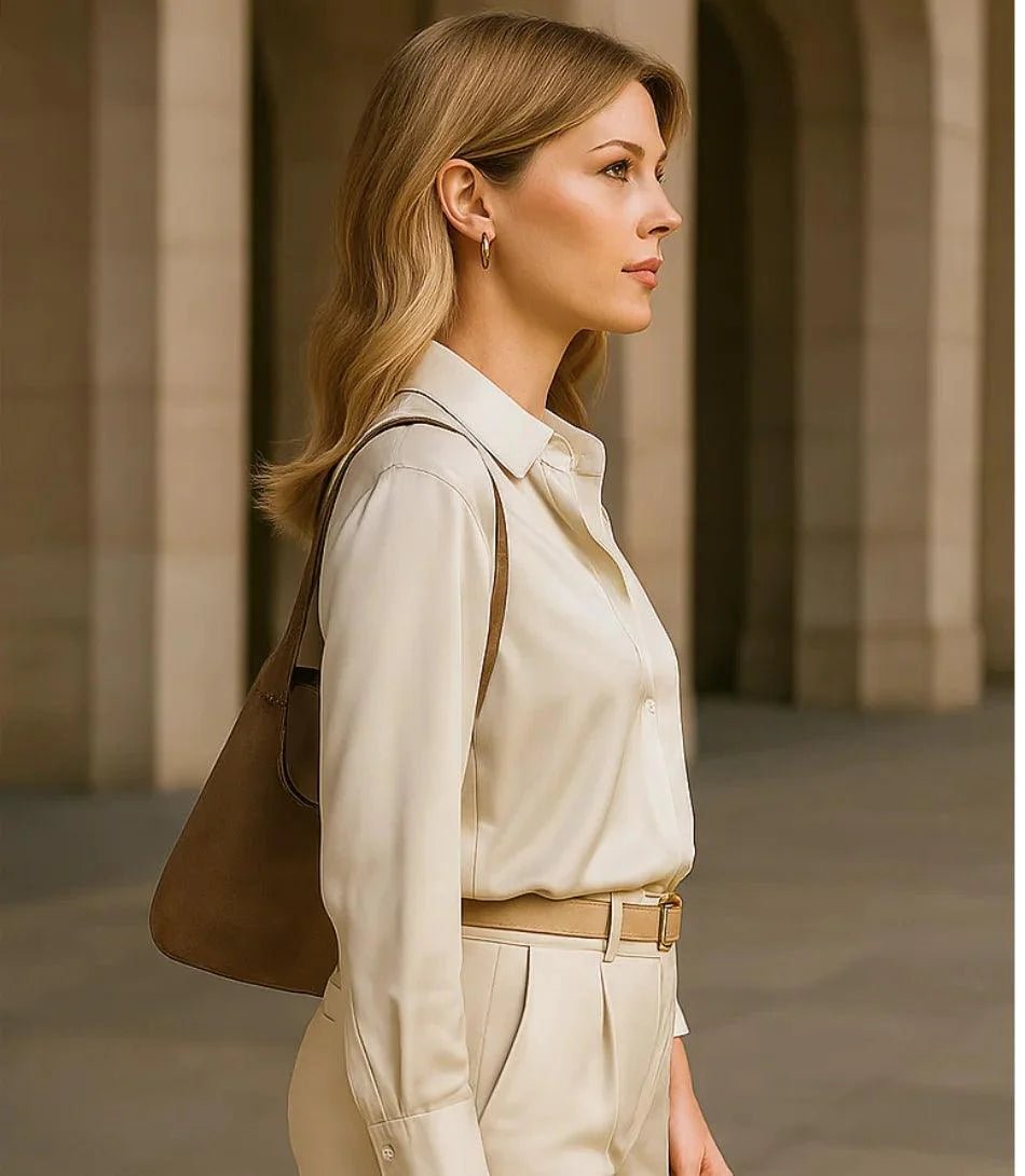 Blusa Social Feminina de Seda com Manga Longa Elegante | Lady - Innovare