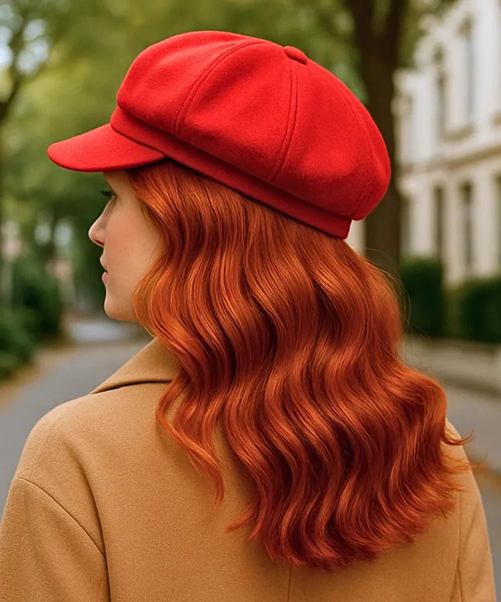Boina Feminina Francesa em Lã com Aba Vintage Elegante | Oslo - Innovare
