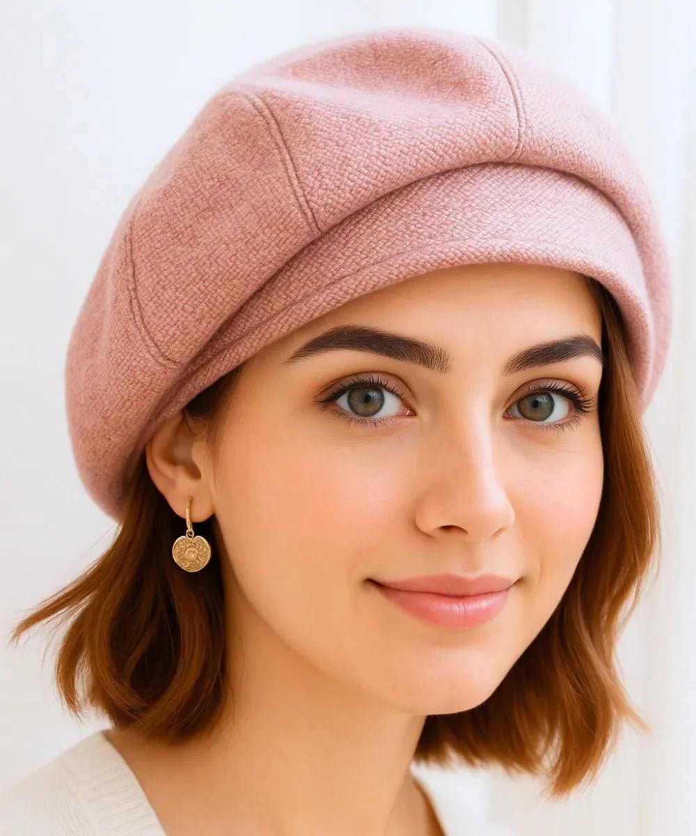 Boina Feminina Francesa em Lã Elegante de Inverno | Oslomu - Innovare
