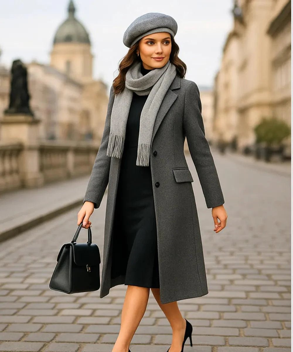 Boina Feminina Francesa em Lã Elegante de Inverno | Oslomu - Innovare