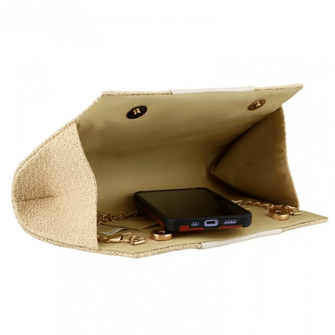 Bolsa de Mão em Palha Sandy - Ziora