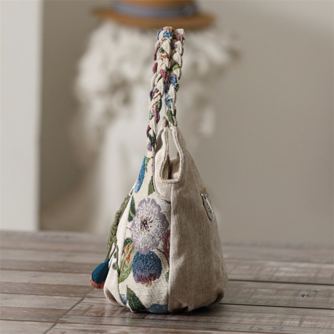 Bolsa Feminina Floral Nyvos Boho - Ziora