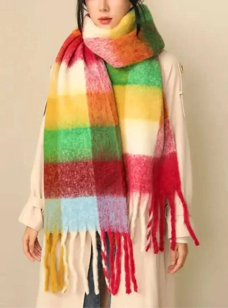 Cachecol Feminino de Lã Grosso e Macio para Inverno | Lille - Innovare