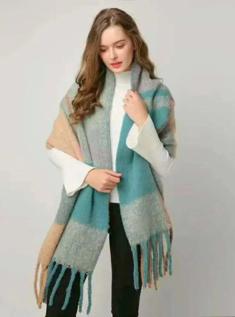 Cachecol Feminino de Lã Grosso e Macio para Inverno | Lille - Innovare
