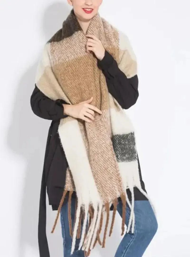 Cachecol Feminino de Lã Grosso e Macio para Inverno | Lille - Innovare