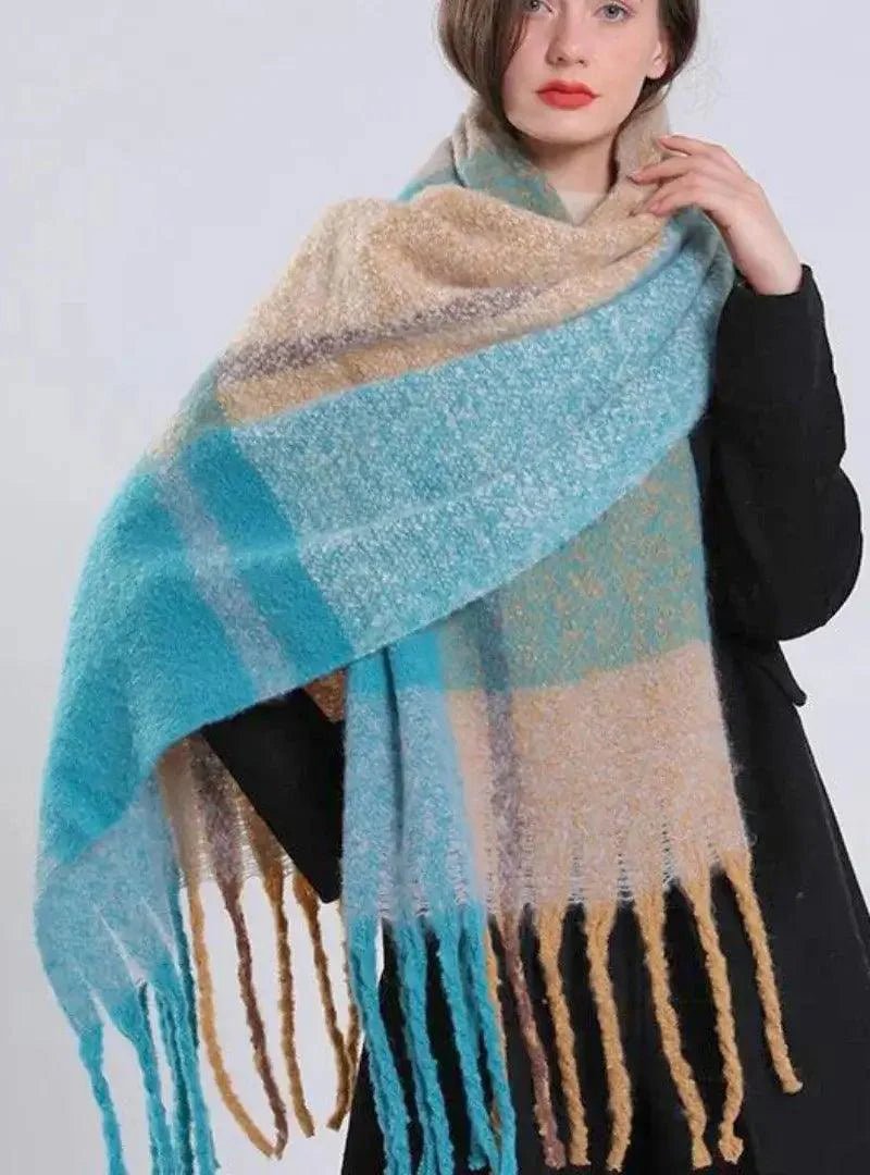 Cachecol Feminino de Lã Grosso e Macio para Inverno | Lille - Innovare