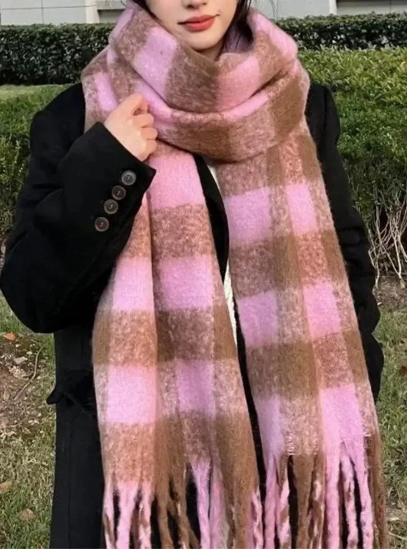 Cachecol Feminino de Lã Grosso e Macio para Inverno | Lille - Innovare