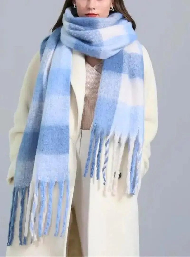 Cachecol Feminino de Lã Grosso e Macio para Inverno | Lille - Innovare