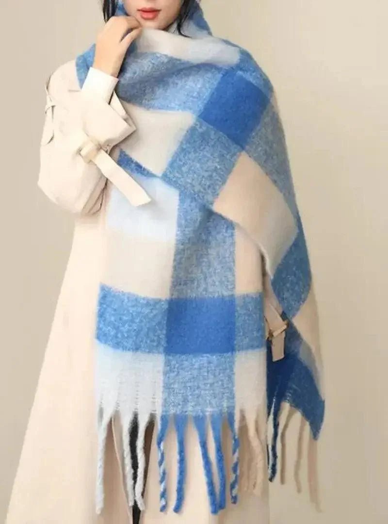 Cachecol Feminino de Lã Grosso e Macio para Inverno | Lille - Innovare