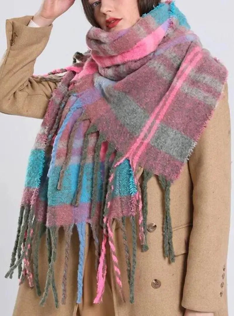 Cachecol Feminino de Lã Grosso e Macio para Inverno | Lille - Innovare