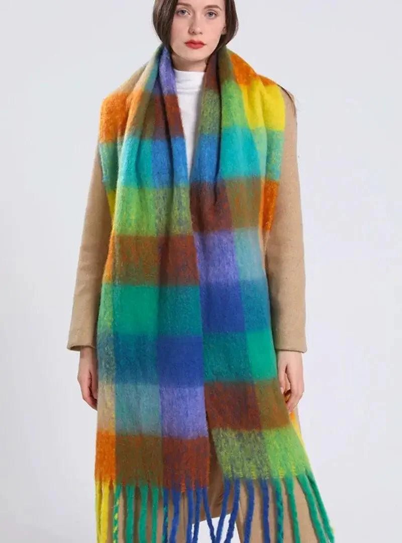 Cachecol Feminino de Lã Grosso e Macio para Inverno | Lille - Innovare