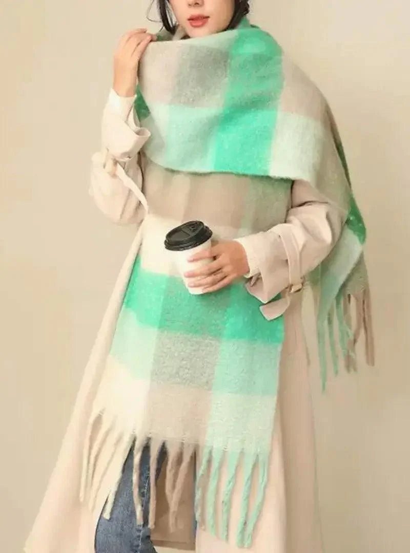 Cachecol Feminino de Lã Grosso e Macio para Inverno | Lille - Innovare