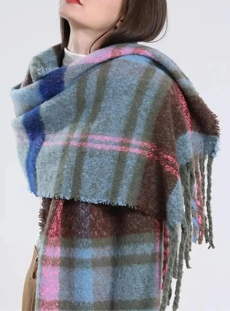 Cachecol Feminino de Lã Grosso e Macio para Inverno | Lille - Innovare
