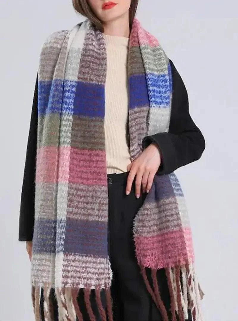 Cachecol Feminino de Lã Grosso e Macio para Inverno | Lille - Innovare