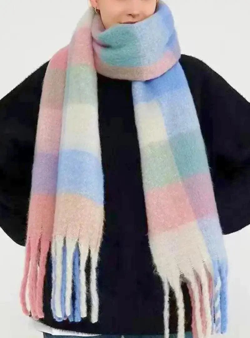 Cachecol Feminino de Lã Grosso e Macio para Inverno | Lille - Innovare
