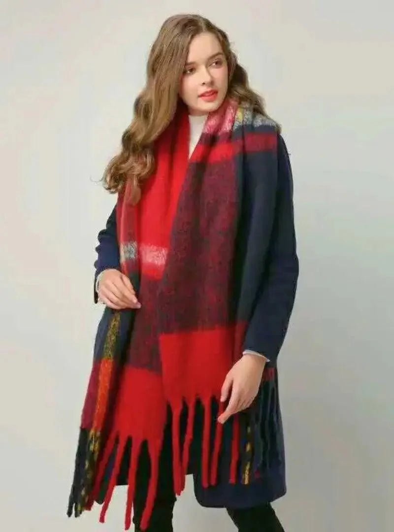 Cachecol Feminino de Lã Grosso e Macio para Inverno | Lille - Innovare