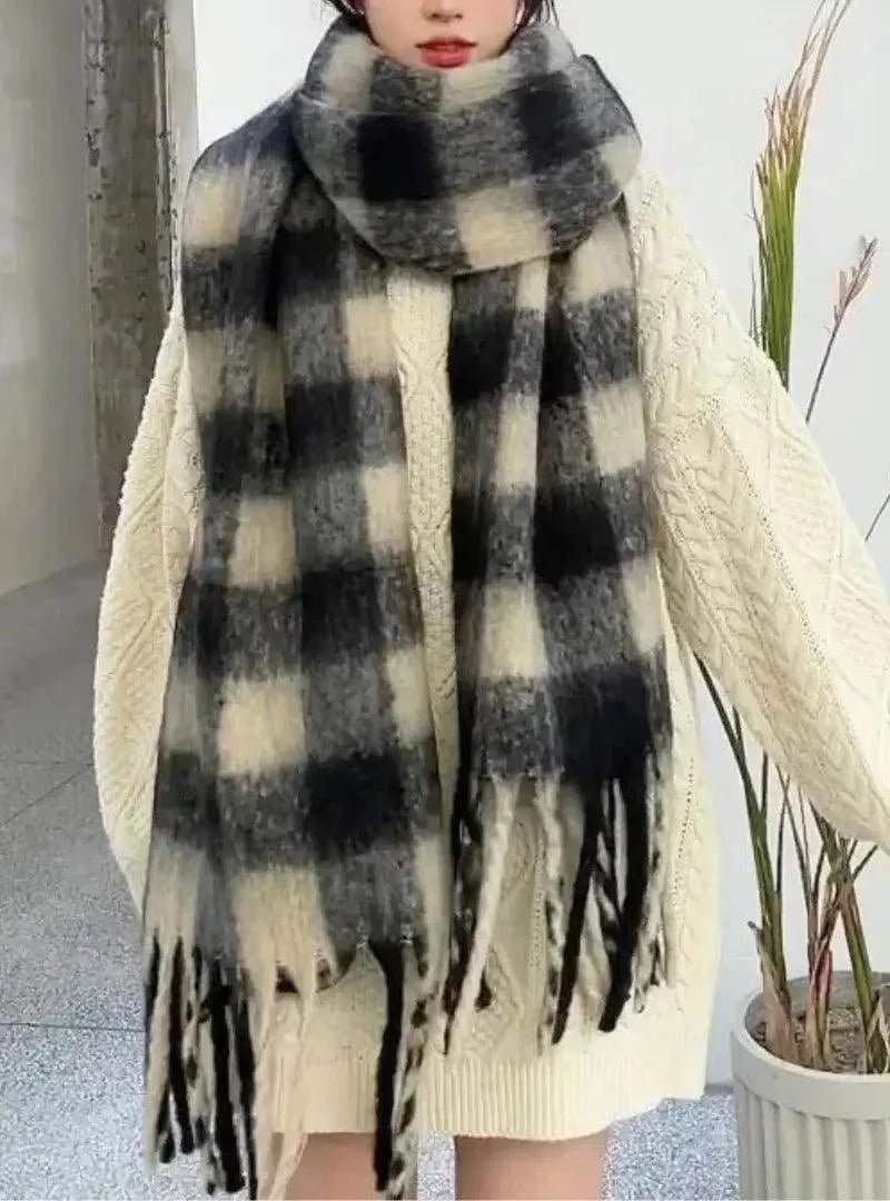 Cachecol Feminino de Lã Grosso e Macio para Inverno | Lille - Innovare