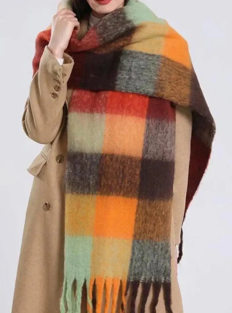 Cachecol Feminino de Lã Grosso e Macio para Inverno | Lille - Innovare