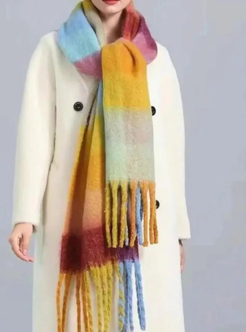 Cachecol Feminino de Lã Grosso e Macio para Inverno | Lille - Innovare