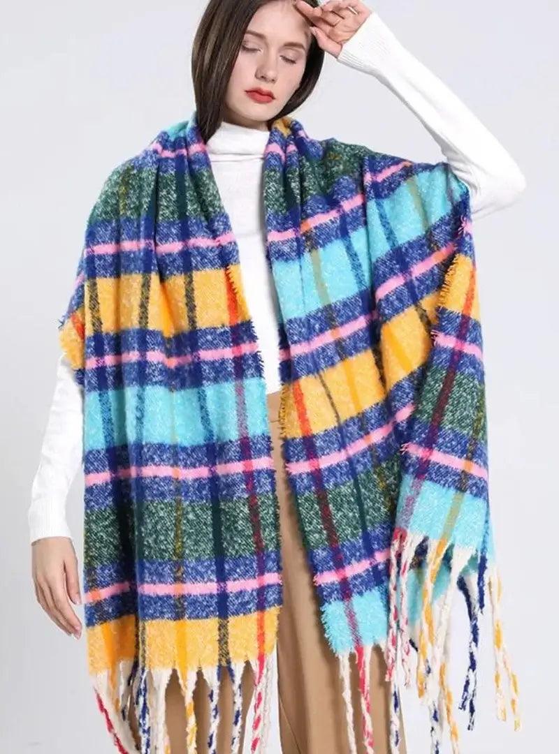 Cachecol Feminino de Lã Grosso e Macio para Inverno | Lille - Innovare