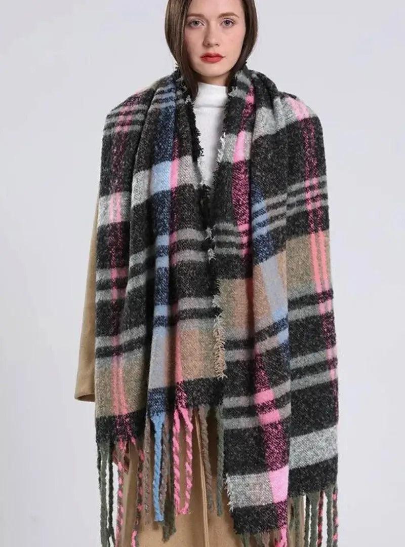 Cachecol Feminino de Lã Grosso e Macio para Inverno | Lille - Innovare