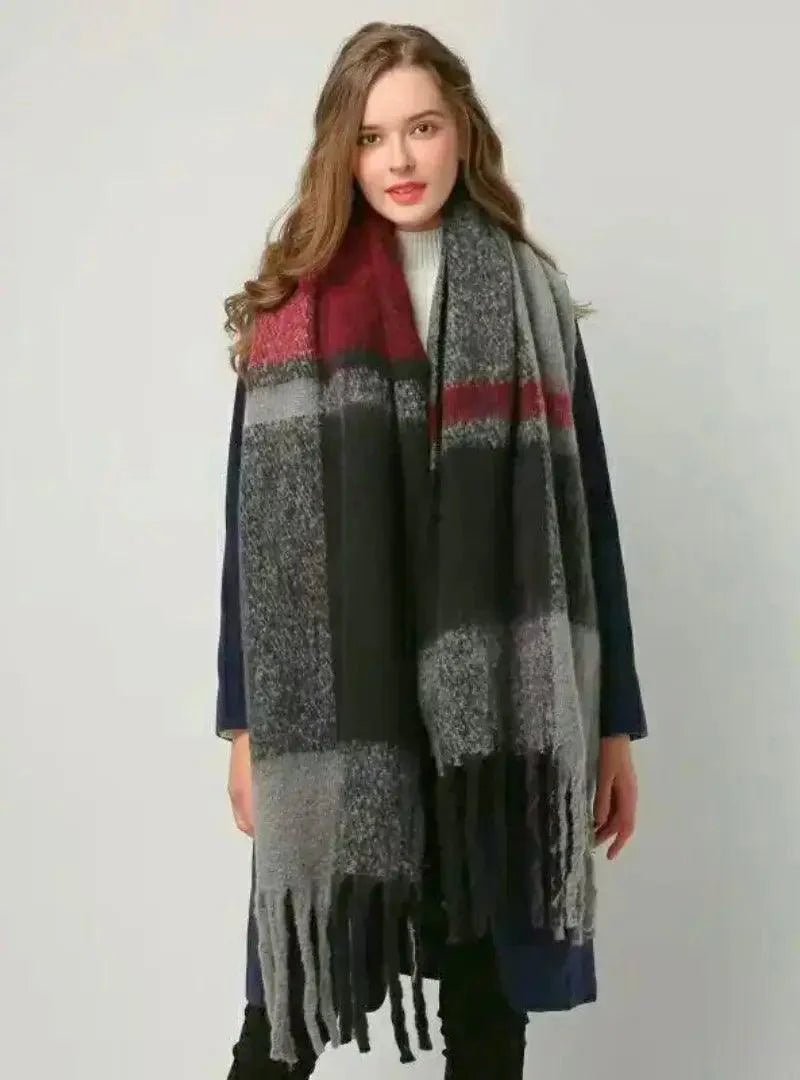 Cachecol Feminino de Lã Grosso e Macio para Inverno | Lille - Innovare