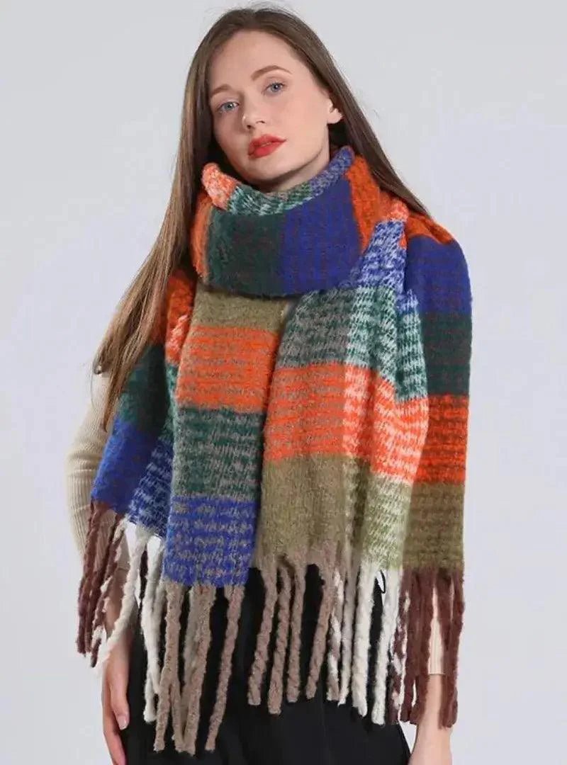 Cachecol Feminino de Lã Grosso e Macio para Inverno | Lille - Innovare