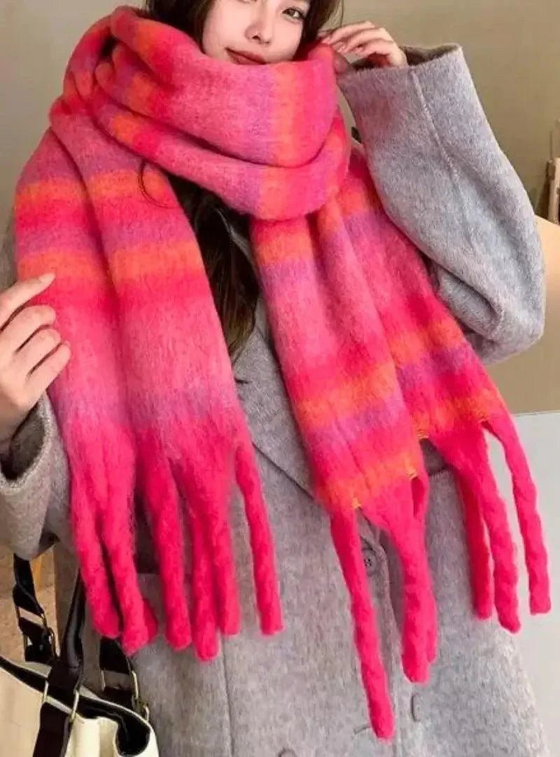 Cachecol Feminino de Lã Grosso e Macio para Inverno | Lille - Innovare