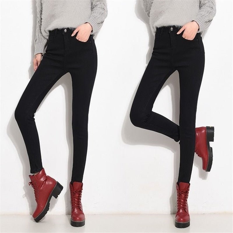 Calça Jeans Forrada Térmica - Vista Ladies
