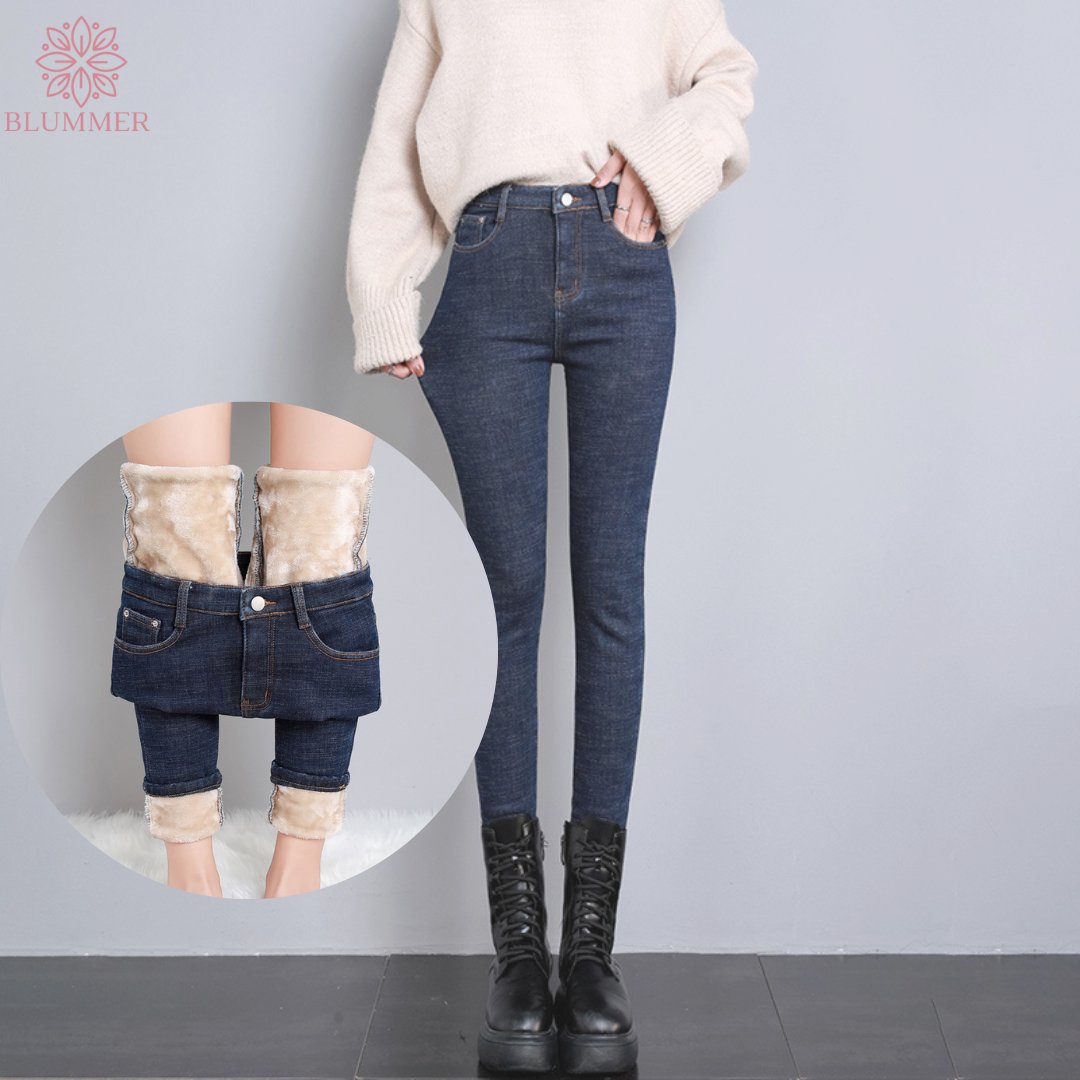 Calça Jeans Forrada Térmica - Vista Ladies