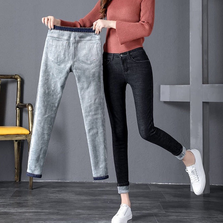 Calça Jeans Forrada Térmica - Vista Ladies