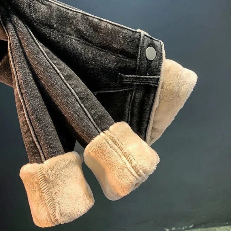 Calça Jeans Forrada Térmica - Vista Ladies