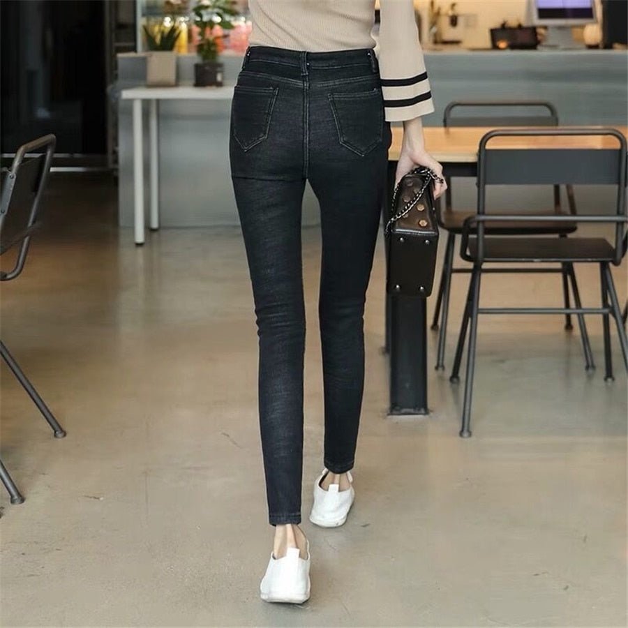 Calça Jeans Forrada Térmica - Vista Ladies