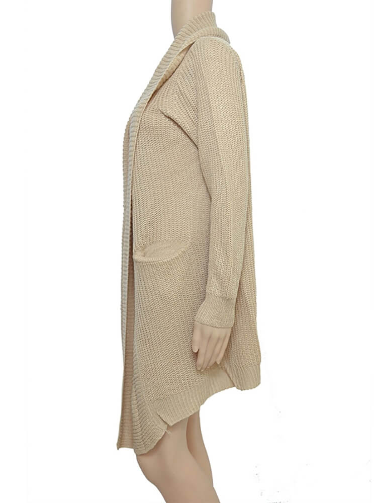Cardigan Alongado com Bolsos Cedre - Vista Ladies