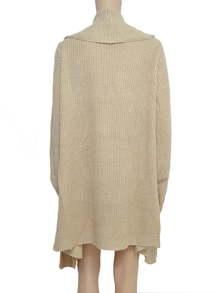 Cardigan Alongado com Bolsos Cedre - Vista Ladies