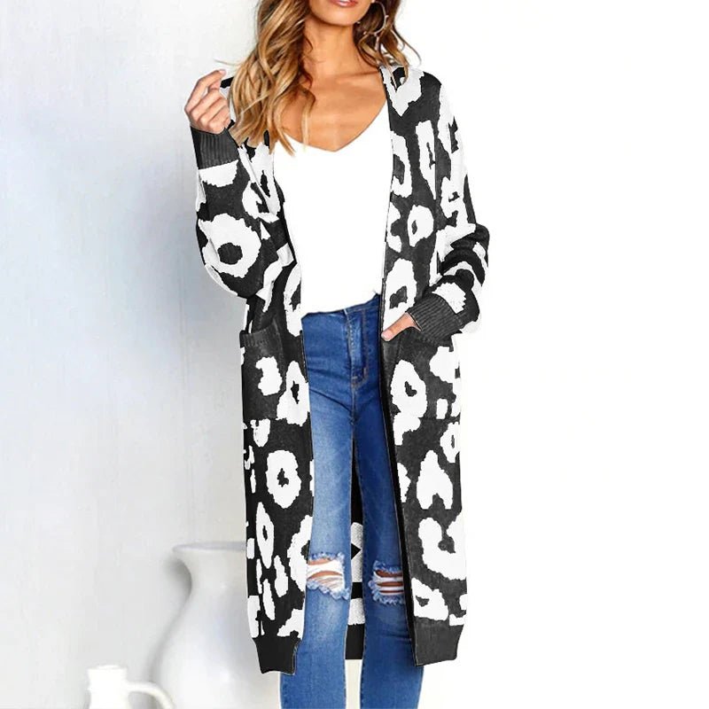 Cardigan Alongado com Bolsos Valletta - Vista Ladies