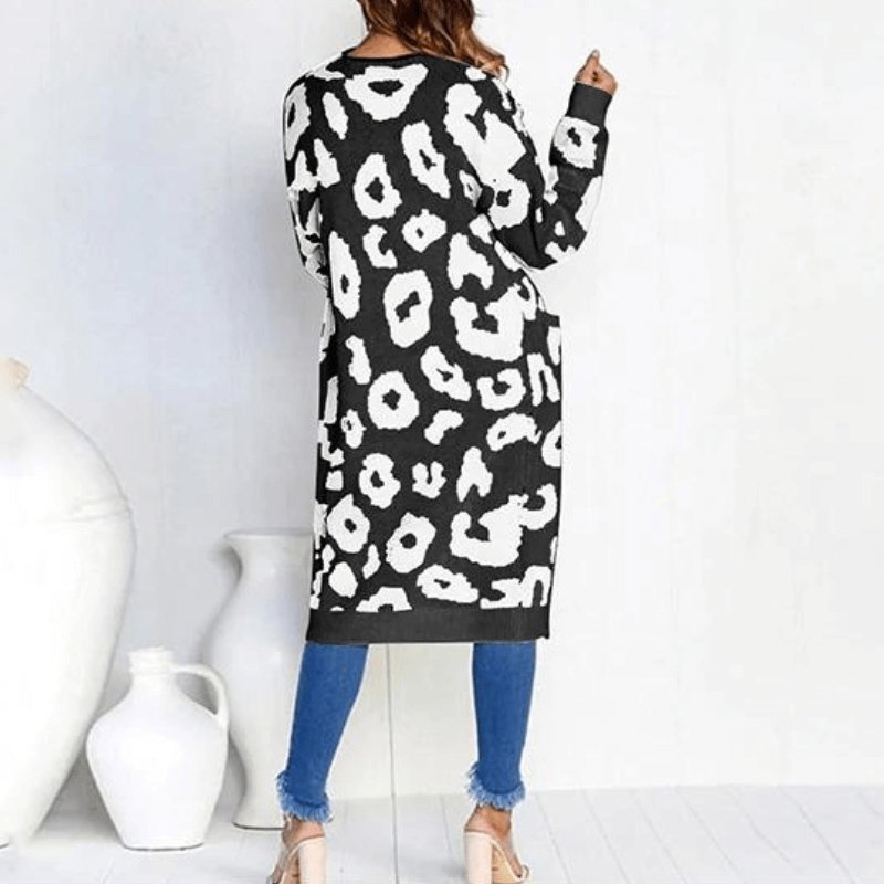 Cardigan Alongado com Bolsos Valletta - Vista Ladies