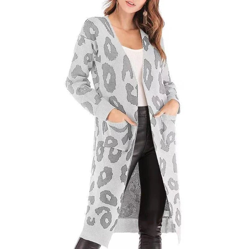 Cardigan Alongado com Bolsos Valletta - Vista Ladies