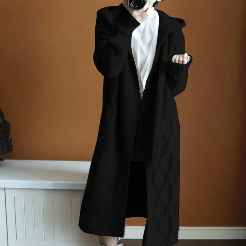 Cardigan Alongado com Capuz Matera - Vista Ladies