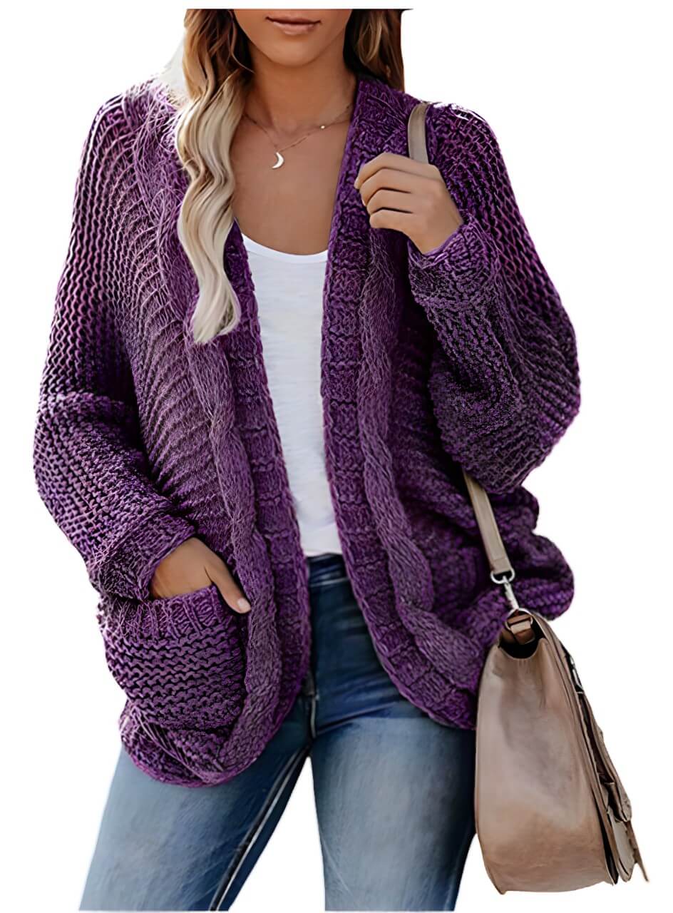 Cardigan Alongado de Tricot Belfort - Vista Ladies