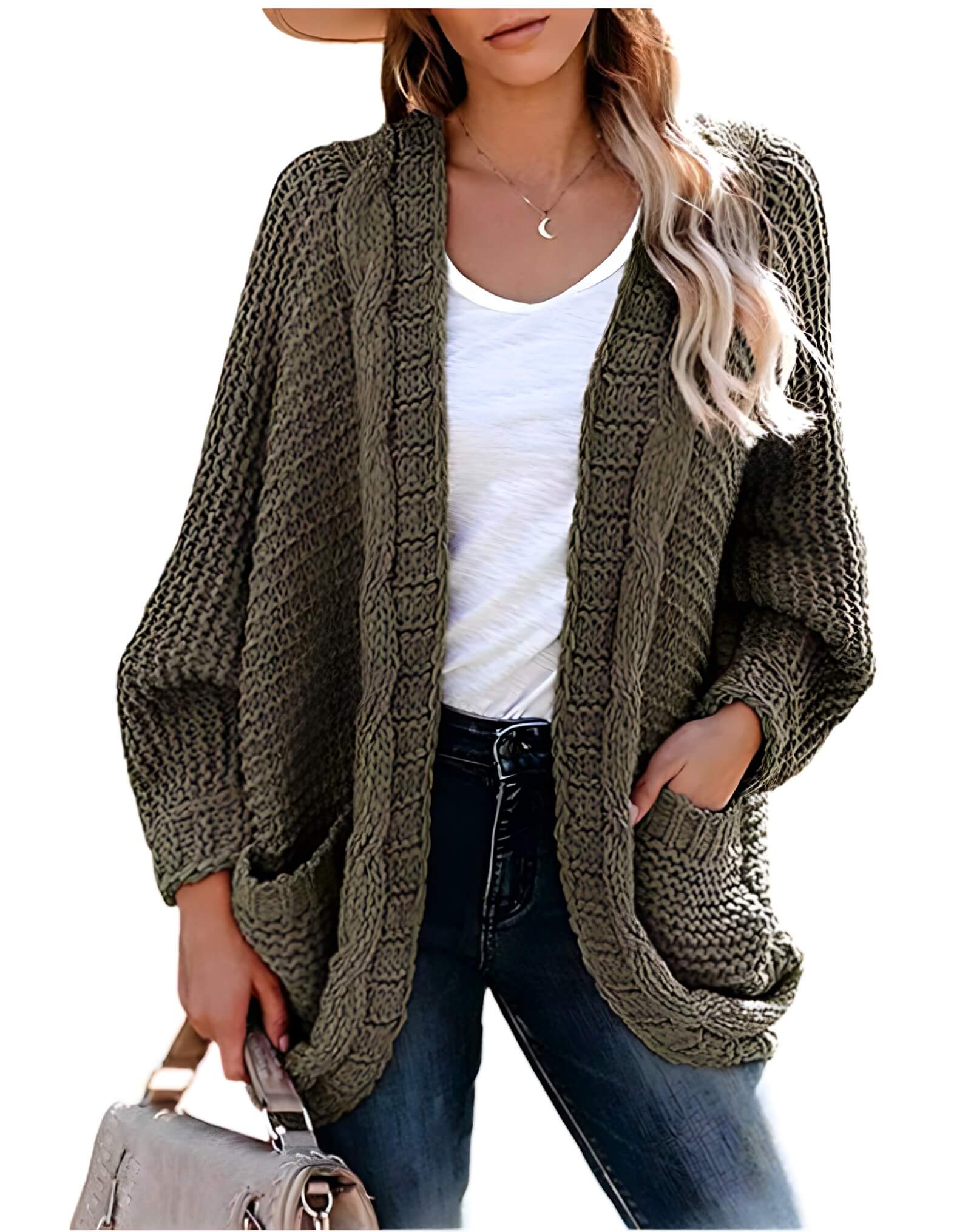 Cardigan Alongado de Tricot Belfort - Vista Ladies