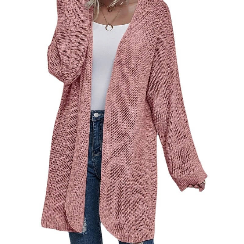 Cardigan Alongado Ponto Aberto Arbre - Vista Ladies