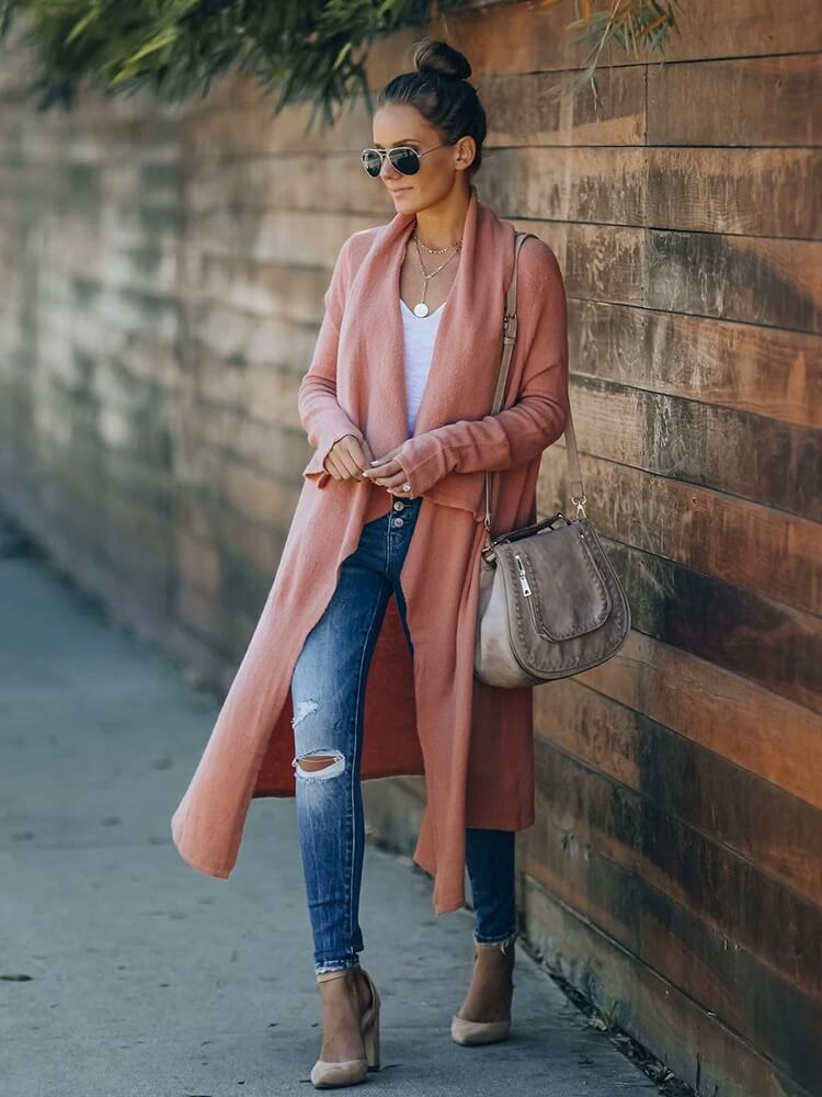 Cardigan Alongado Ponto Aberto Sylvestre - Vista Ladies
